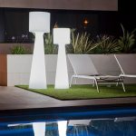 NEW GARDEN lampa ogrodowa GRACE 140  BATTERY biała - obrazek 6