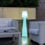 NEW GARDEN lampa podłogowa LOLA 110  CABLE biała - obrazek 5