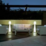 NEW GARDEN lampa podłogowa LOLA 110  BATTERY biała - obrazek 3