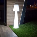 NEW GARDEN lampa podłogowa LOLA 165 BATTERY biała - obrazek 5