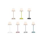 NEW GARDEN lampa stołowa LOLA SLIM 30 BATTERY lime - obrazek 5