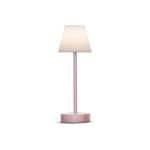 NEW GARDEN lampa stołowa LOLA SLIM 30 BATTERY rose gold