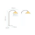 NEW GARDEN lampa podłogowa NIZA 230 BATTERY NEGRO - obrazek 5