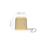 NEW GARDEN lampa wisząca POSITANO 35 HANG IN&OUT BATTERY - obrazek 4