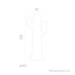 NEW GARDEN lampa ogrodowa PANCHO 140 CABLE limonkowa - obrazek 9