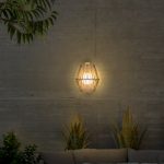 NEW GARDEN lampa ścienna SISINE 25 WALL IN&OUT BATTERY - obrazek 3