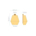 NEW GARDEN lampa ścienna SISINE 25 WALL IN&OUT BATTERY - obrazek 5