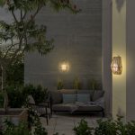 NEW GARDEN lampa ścienna SISINE 25 WALL IN&OUT BATTERY - obrazek 4