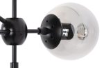 MOOSEE lampa wisząca PLANETARIO 10        czarna - klosze dymione - obrazek 4