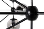 MOOSEE lampa wisząca PLANETARIO 15        czarna - klosze dymione - obrazek 4