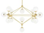 MOOSEE lampa wisząca PLANETARIO 15 GOLD   złota - klosze szronione