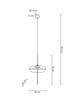 MOOSEE lampa wisząca CHAPLIN 360 mosiądz - obrazek 8
