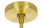 MOOSEE lampa wisząca APOLLO 1 czarna -    szczotkowane złoto - obrazek 6