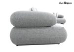 MaMaison sofa narożna ogrodowa ALEXANDER  szara (poduszki i pokrowiec w zestawie) - obrazek 4