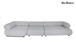 MaMaison sofa ogrodowa ALEXANDER szara    (poduszki i pokrowiec w zestawie) - obrazek 2