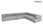 MaMaison sofa narożna ogrodowa ALEXANDER  4 szara (poduszki i pokrowiec w zestawie) - obrazek 3