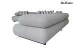 MaMaison sofa narożna ogrodowa ALEXANDER  4 szara (poduszki i pokrowiec w zestawie) - obrazek 4