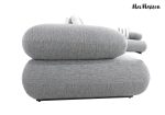 MaMaison sofa narożna ogrodowa ALEXANDER  4 szara (poduszki i pokrowiec w zestawie) - obrazek 5