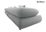 MaMaison sofa narożna ogrodowa ALEXANDER  4 szara (poduszki i pokrowiec w zestawie) - obrazek 6