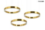 MOOSEE lampa wisząca RING 40 + 40 + 40    złota na jednej podsufitce
