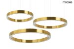 MOOSEE lampa wisząca RING 40 + 60 + 80    złota na jednej podsufitce