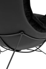 Fotel OTILIA STAND VELVET czarny - obrazek 10