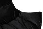 Fotel OTILIA STAND VELVET czarny - obrazek 6