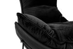 Fotel OTILIA STAND VELVET czarny - obrazek 7