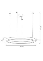 MOOSEE lampa wisząca RING LUXURY 110      złota - obrazek 6