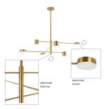 MOOSEE lampa wisząca PIAZETTA złota - obrazek 8