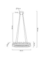 MOOSEE lampa wisząca NENUFAR złota - obrazek 10