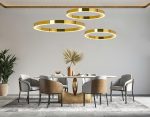 MOOSEE lampa wisząca RING LUXURY 50  złota - obrazek 5