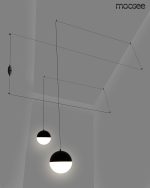 MOOSEE lampa ścienna BOWL DUO czarna - obrazek 5