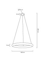 MOOSEE lampa wisząca LIBERTY 40 złota - obrazek 10