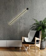 MOOSEE lampa ścienna OMBRE 60 czarna - obrazek 6