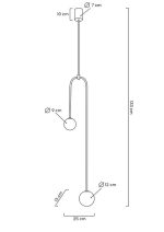 MOOSEE lampa wisząca LOW czarna - obrazek 7