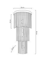 MOOSEE lampa ścienna ESTRO złota - obrazek 10