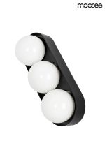 MOOSEE lampa ścienna DROPS 3 czarna - obrazek 2
