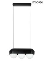 MOOSEE lampa wisząca DROPS 3 czarna - obrazek 2