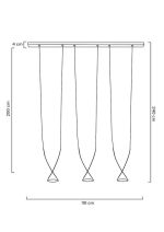 MOOSEE lampa wisząca ATLAS 3 czarna - obrazek 9