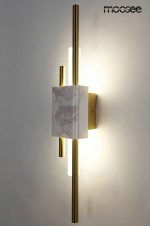 MOOSEE lampa ścienna EVANS biała / złota - obrazek 2