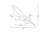 MOOSEE lampa ścienna BIRD złota - obrazek 10