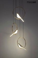 MOOSEE lampa wisząca BIRD DISC złota - obrazek 9