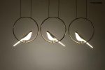 MOOSEE lampa wisząca BIRD LINE złota - obrazek 8