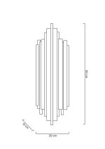 MOOSEE lampa ścienna HARMONIC złota - obrazek 10