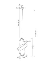 MOOSEE lampa wisząca SPINNER 26 czarna - obrazek 10