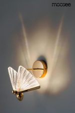 MOOSEE lampa ścienna BUTTERFLY M złota - obrazek 2