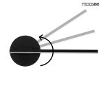 MOOSEE lampa ścienna HORIZON czarna - obrazek 7