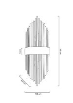 MOOSEE lampa ścienna ARMANDO złota - obrazek 6