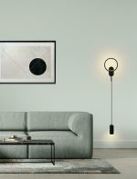 MOOSEE lampa ścienna COMO czarna - obrazek 8